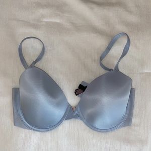 Victoria's Secret Lined Perfect Coverage Bra Light Blue 34DDD